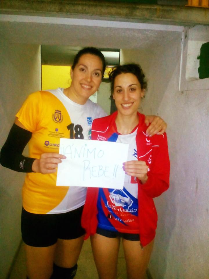 Unidas para mandar ánimos a Rebe!